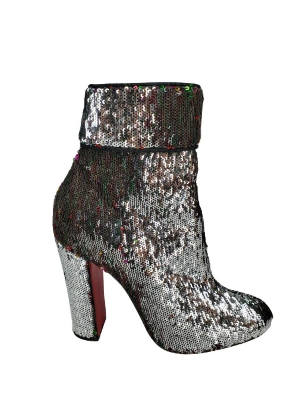 Christian Louboutin Moulamax 100 Sequin Booties